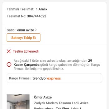 Trendyol Express Trendyol'da Kırık Ürün Hayal Kırıklığı