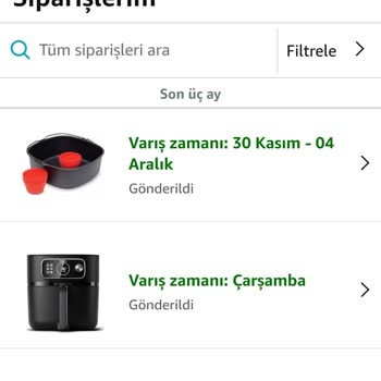 Amazon Philips Airfryer İptali
