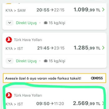 Enuygun Sitesi Fahiş Fiyat Uygulaması