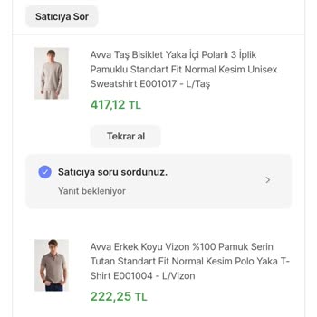 Avva Markası Kargo Ya Verilmeme
