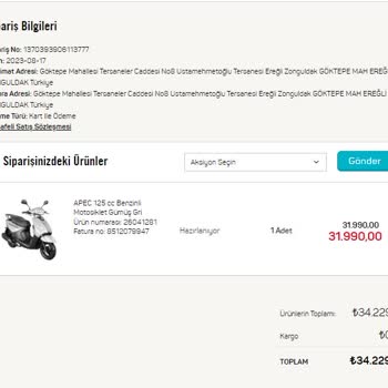 A101'den Motor Belge Mağduriyeti