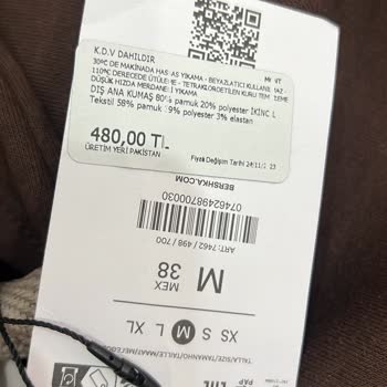 Bershka Yanlış Ürün Gönderimi