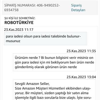 Robo Ürün Gönderilmiyor Kargoya Verilmiyor