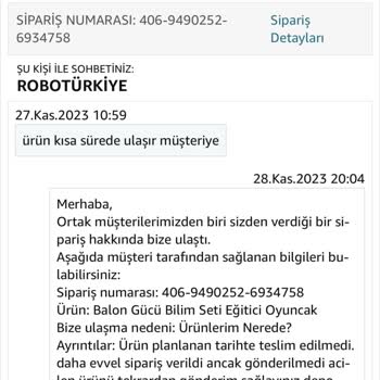 Robo Ürün Gönderilmiyor Kargoya Verilmiyor