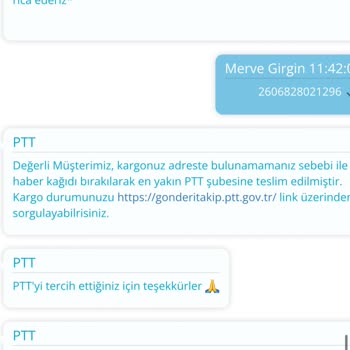 PTT Kargo Ehliyetimin Tarafıma İletilmemesi