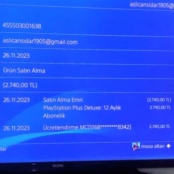 PlayStation Türkiye Para İadesi İstiyorum
