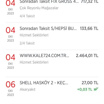 Kale Güvenlik Kartımdan Haberim Olmadan İşlem Yapıyor