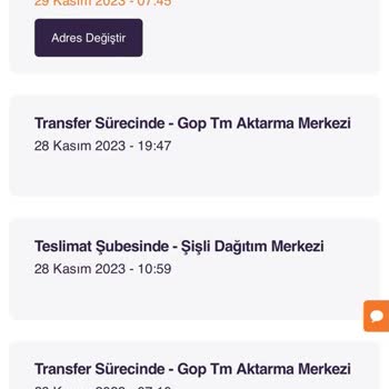 Hepsijet Kargomu Sürekli Transfer Merkezine Gönderiyor.