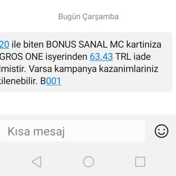 Migros Kampanyadan Yararlanamadım