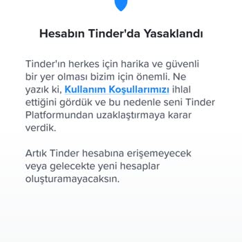 Tinder Hesap Yasaklamasıyla İlgili Mağduriyet