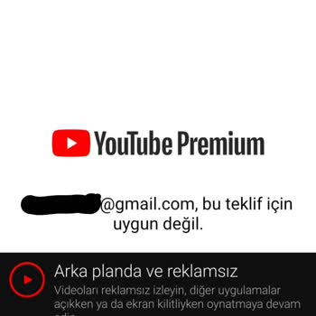 Turkcell'den Hediye Youtube.com Üyeliğimi Kullanamıyorum