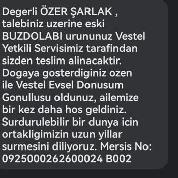 Vestel Buzdolabından Gürültülü Ses