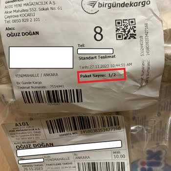 A101 Eksik Ürün Teslimatı