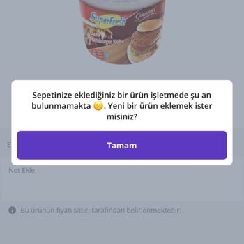 GetirÇarşı Ürünü Gördüğüm Fiyattan Satın Almak İstiyorum! Bu Benim Hakkım!
