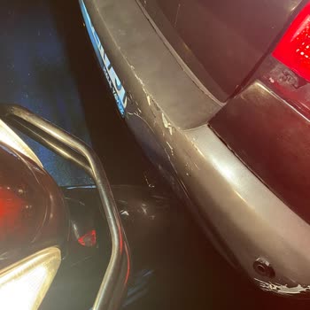 Trendyol GO Motorcusu Aracıma Çarptı