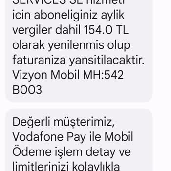 Vodafone Tarafından Yapılan Haksız Kazanç- Para İadesi