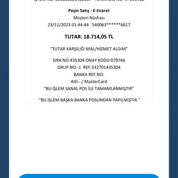 Pazarama Kartımdan Bilgim İşlem Yapılması