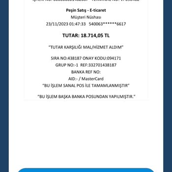 Pazarama Kartımdan Bilgim İşlem Yapılması
