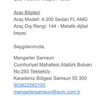 Mercedes-Benz Türkiye Kapora Bedelini Ödemiyor.