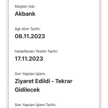Akbank Kargo Teslimatım 21 Gündür Yapılmadı