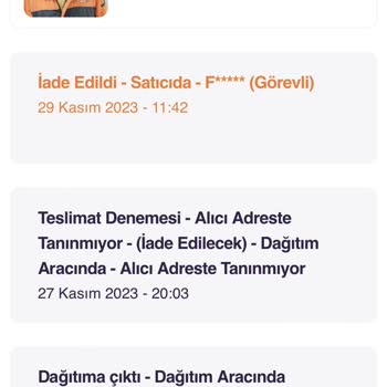 Zara Çevrimiçi Alışverişte Kargo Firmasının İade Sorunu