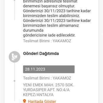 MNG Kargo Yakamoz Şubesi Mağdur Etti