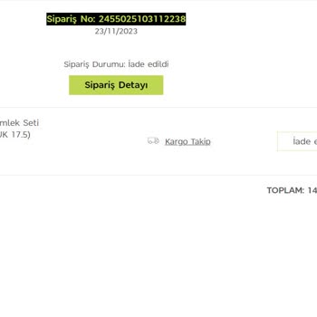 Marks And Spencer Kampanyadan Aldığım Ürünün Sebepsiz Yere İadesi