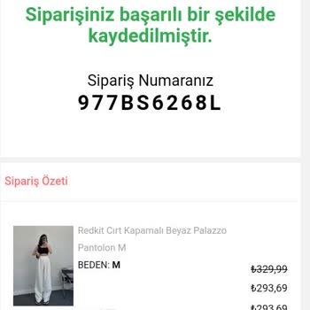 Oyku Wear İade Kodu İstiyorum Cevap Yok