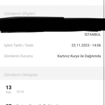 VakıfBank Kart Teslimatında AGT Kurye Gecikmesi