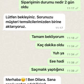 Pull and Bear Müşteri Hizmetleri Cevap Süresi