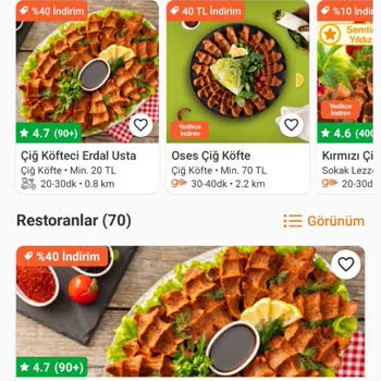 Trendyol Yemek Restoranım Uygulamada Gözükmüyor!