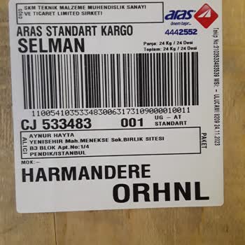 Aras Kargo Kargo Teslim Edilmiyor