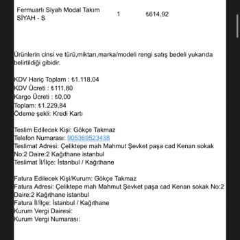Sezgi Tekin İnternet Alışveriş İadesi