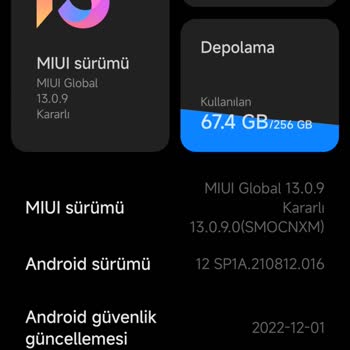 Redmi Note 12 Pro 5G Güncelleme Sorunu