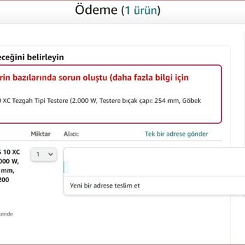 Amazon Kampanyada Hayal Kırıklığı Yaşadım