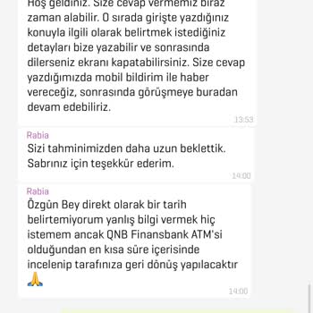 QNB Finansbank Enpara ATM'ye Para Sıkıştı Vermiyor