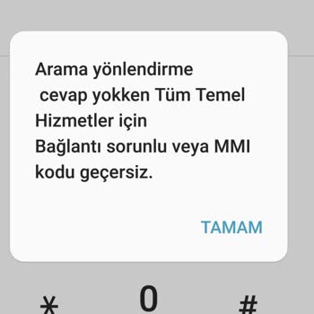 Vodafone'da Arama Yönlendirememe
