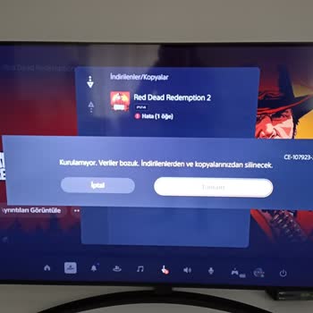 PlayStation Plus'tan Aldığım Red Dead Redemption 2 Çalışmıyor