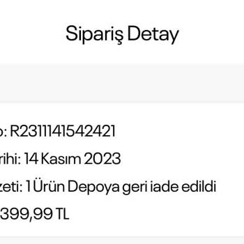 Reebok Kargo Çıkartıp, Geri Alıyor Ve Günlerce Para Ödeme Yapmıyor