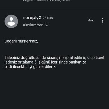 Vatan Bilgisayar Sipariş İptali Mağduriyeti