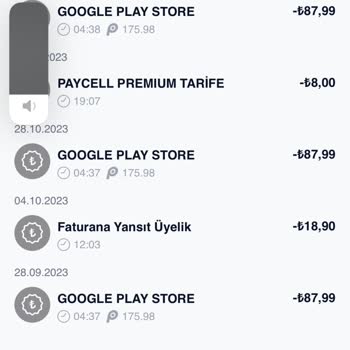Paycell İzinsiz İşlem Ve Google Play