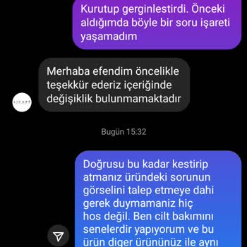 Licape Firmasının Ürüne Ve Bildirime İlgisizliği