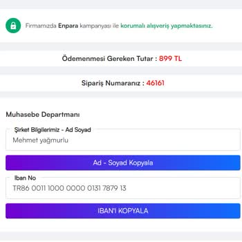 Ev Dekor Plaza Ödemesi Şahsi Havale Olarak Alması