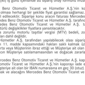 Gülsoy Otomotiv 30 Gün İade Edilmeyen Kapora Bedeli