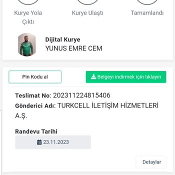 Dijital Kurye Teslimat Denemesi Başarılı Olmadı Uyarısı Teslimat Yapılmaması