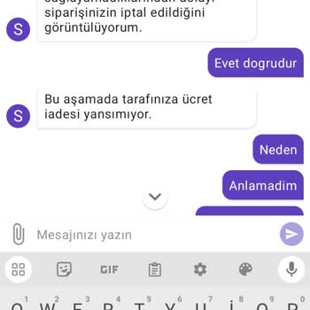 Crakers Pizza Sipariş İptal Edildi Para İadesi Alamadım