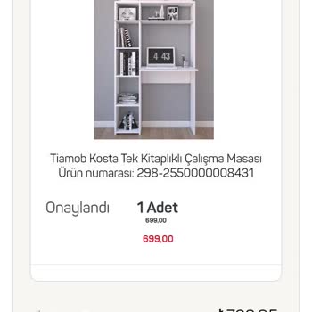 Tiamob Çalışma Masası Teslimat Gecikmesi