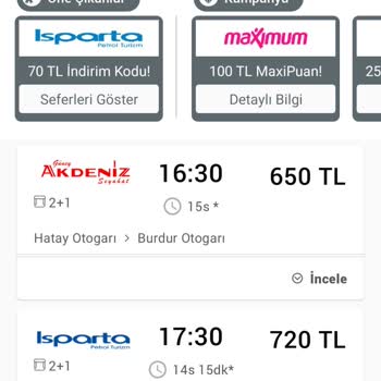 Obilet İndirim Kuponu Ulaşmadı!