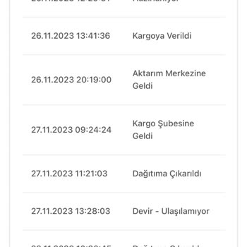 Bir Günde Kargo Kargom Firma Tarafından Evde Yok Diye Getirilmiyor