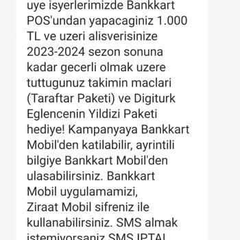 Ziraat Bankası Bankkart Tarafıma Tanımlandığı Bildirilen Kampanyalar